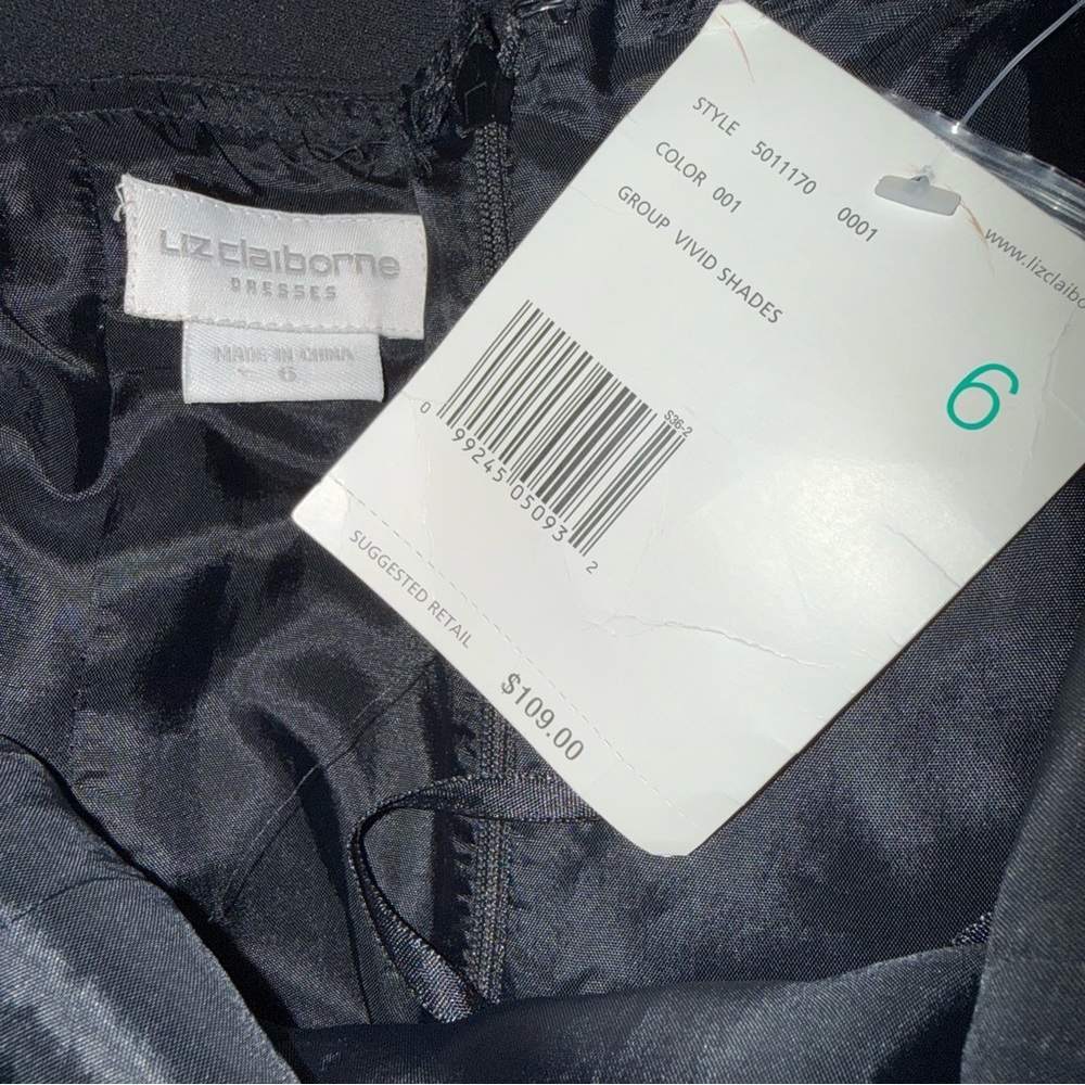 Liz Claiborne Black Halter Dress - Picture 3 of 3